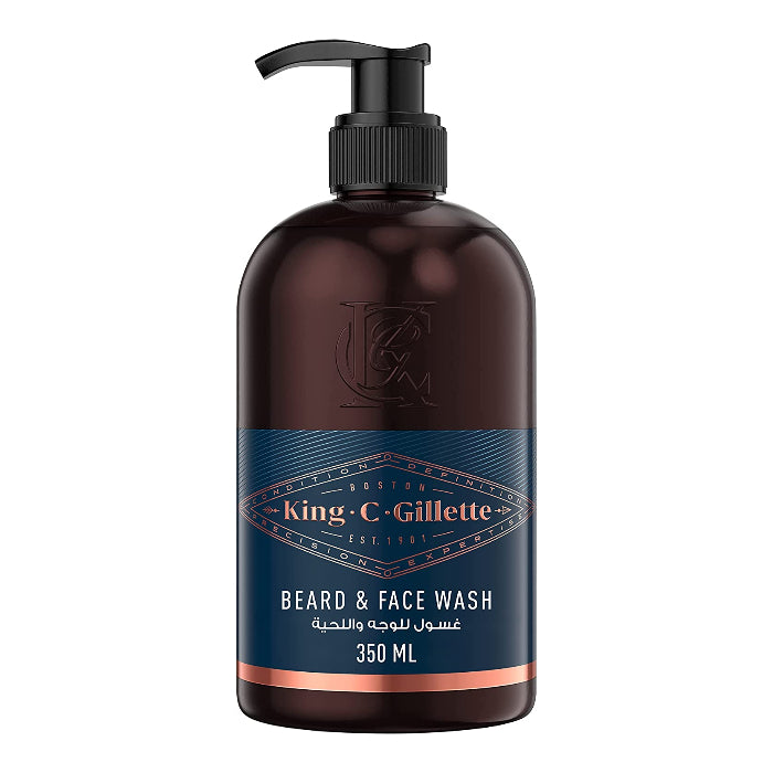 King C Gillette Beard & Face Wash 350 ml