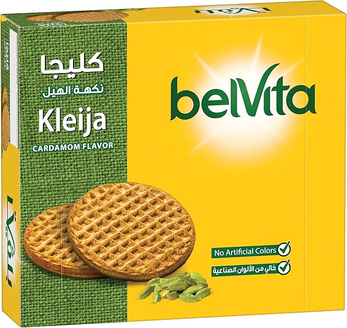 Belvita Klejia Biscuit With Cardamom Flavor, 8 x 56 g