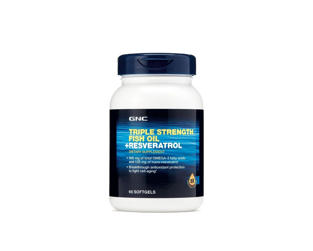 GNC Triple Strength Fish Oil + Resveratrol