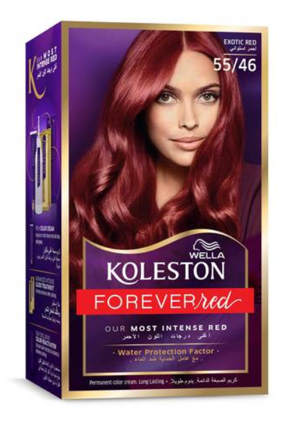 Wella Koleston Permanent Hair Color Kit Exotic Red 55/46