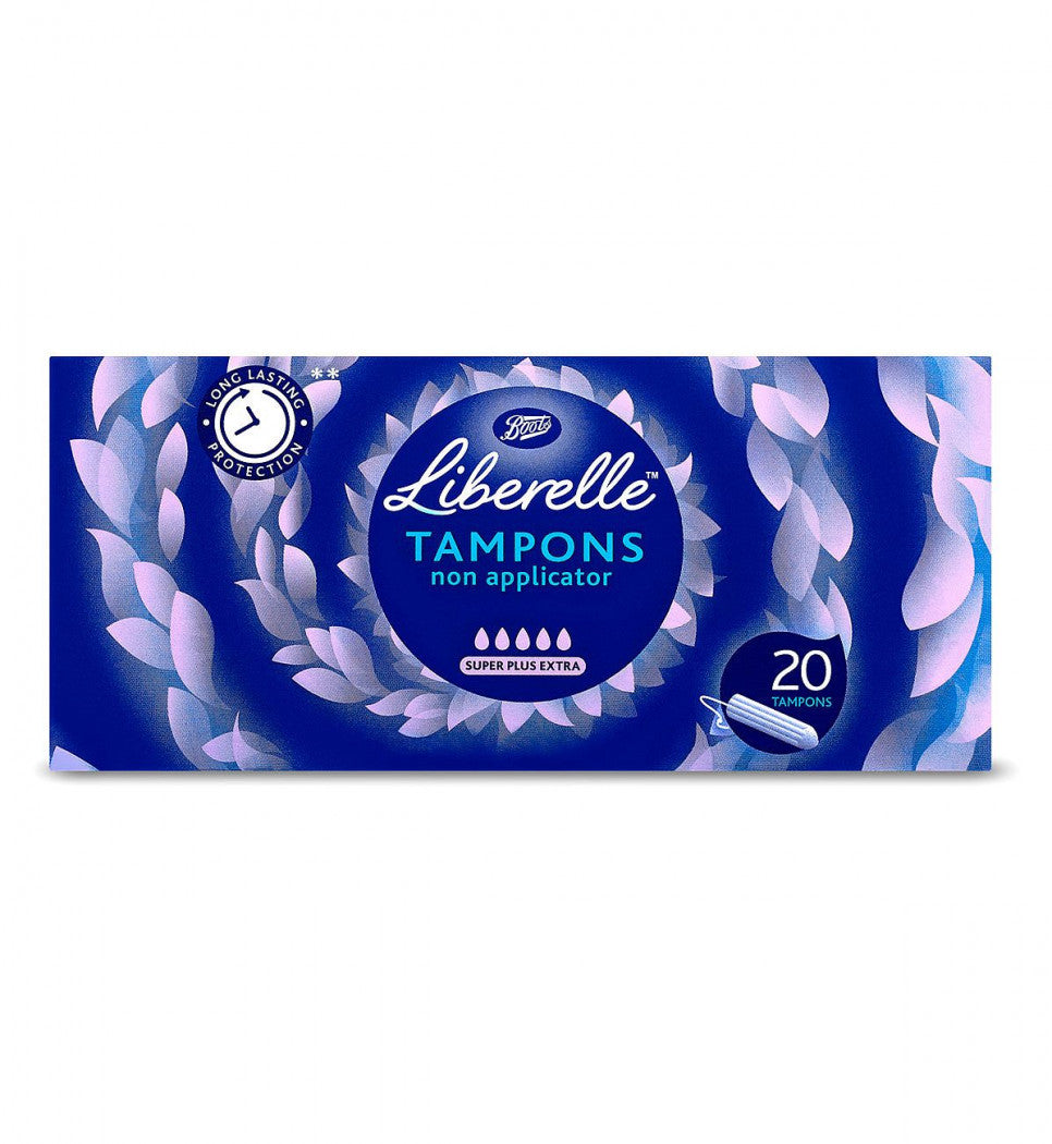 Boots Liberelle Non Applicator Tampon Super+ Extra 20s