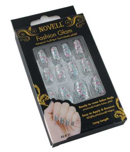 ARTIFICIAL FASHION NAIL KIT#21 , 1 KIT