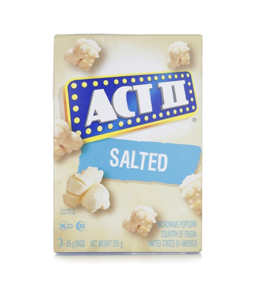 Act II salted popcorn 255g