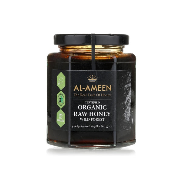 Al-Ameen organic raw wild forest honey 340g