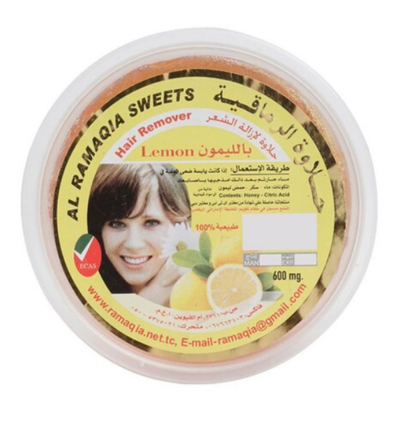 Al Ramaqia Sweets Hair Remover lemon 600g