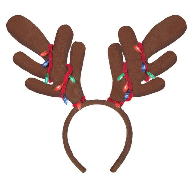 Antler Headband with Lights