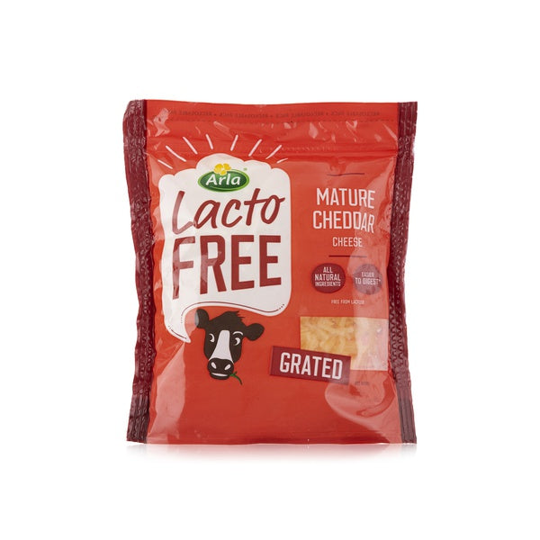 Arla Lactofree mature grated cheddar 200g