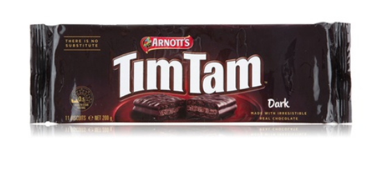 Arnott\'s Tim Tam dark chocolate biscuit 200g