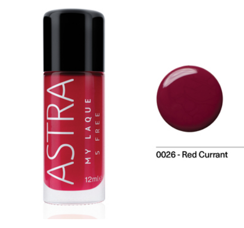 Astra - My Laque 5 Free Nail Polish 26 - Red Currant