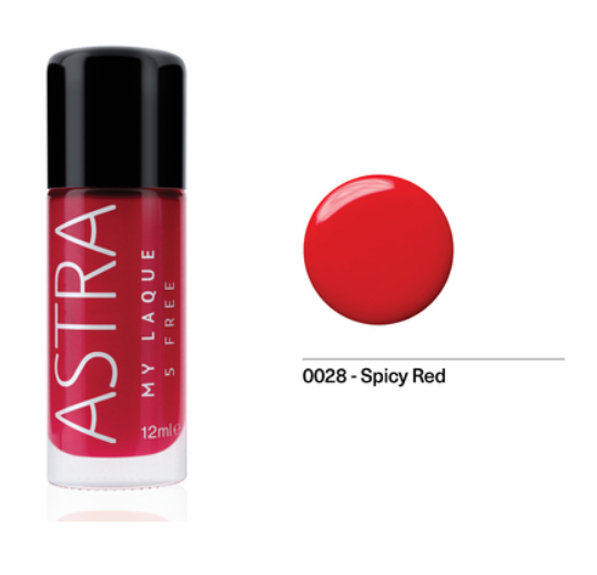 Astra - My Laque 5 Free Nail Polish 28 - Spicy Red