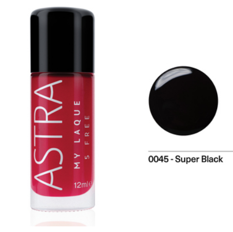 Astra - My Laque 5 Free Nail Polish 45 - Super Black