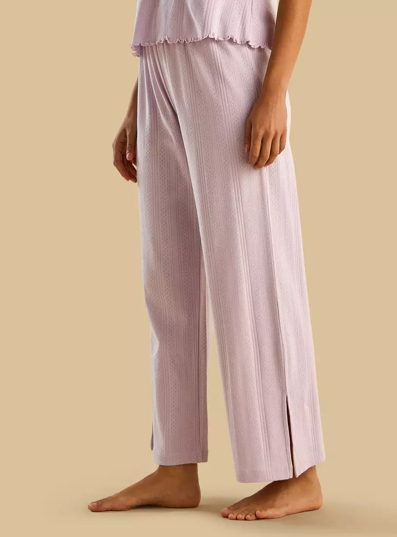 Textured Pointelle Pyjama Set