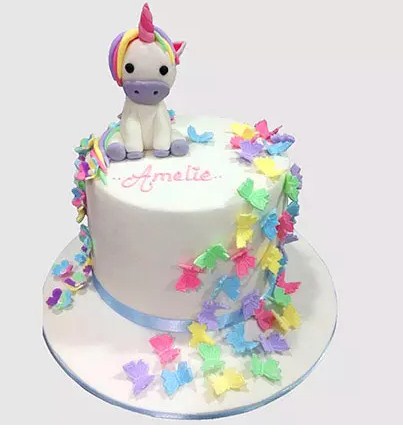 Baby Unicorn Chocolate Cake
