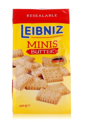 Bahlsen Leibniz mini butter biscuits 100g