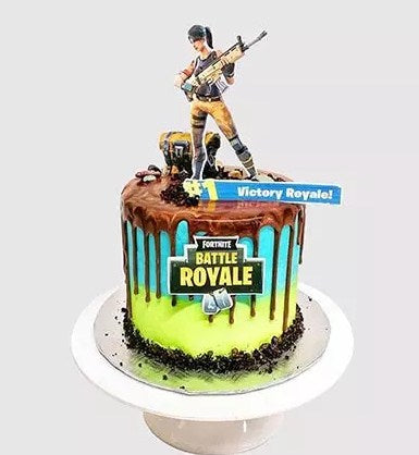 Battle Royale Fondant Chocolate Cake