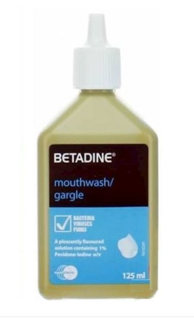 Betadine Refreshing Antibacterial Mouthwash 125ml