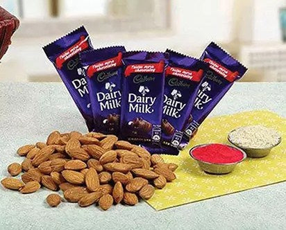 Bhai Dooj Choco Dry Fruit Combo