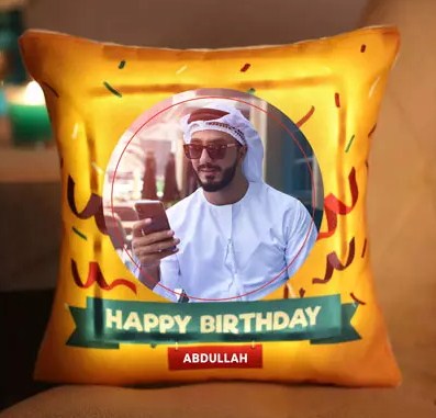 Birthday Personalized LED Cushion