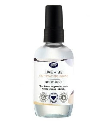 Boots Live + Be Captivating Pause Body Mist in Women's Fragrance ...