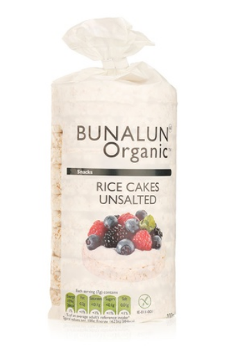 Bunalun Organic Rice Cakes Unsalted 100g