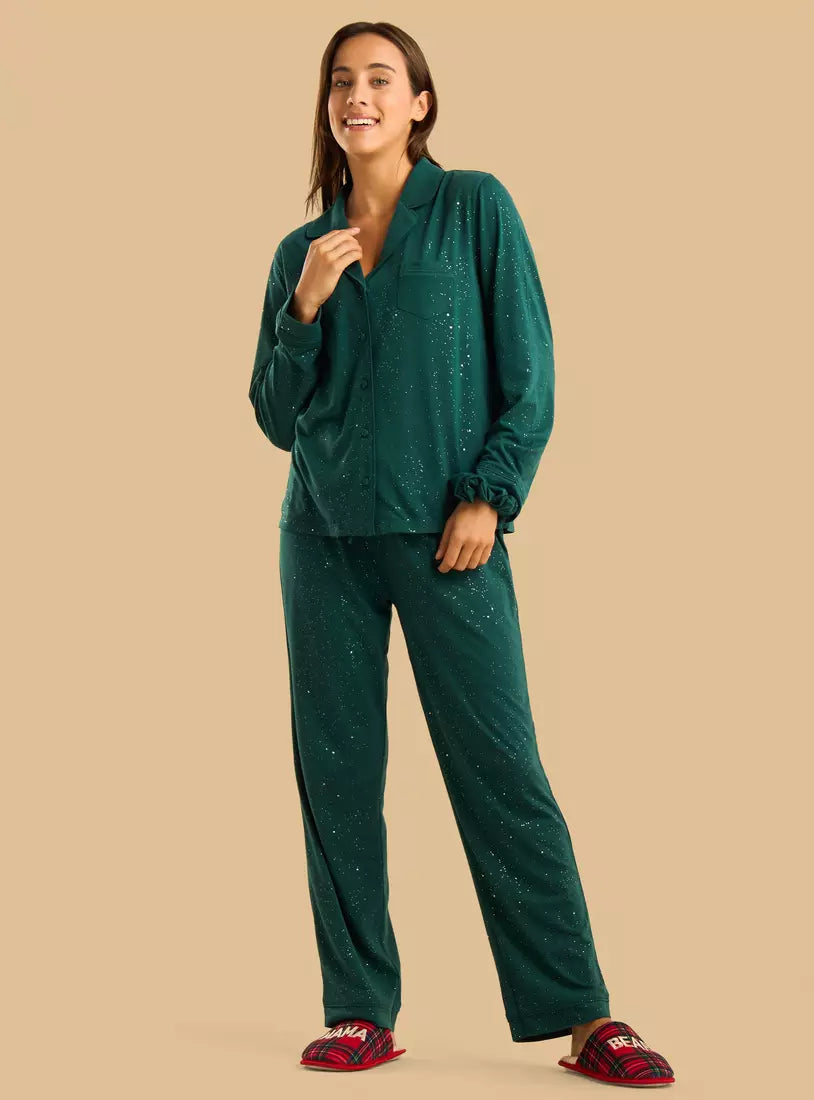 Star Print Pyjama Set