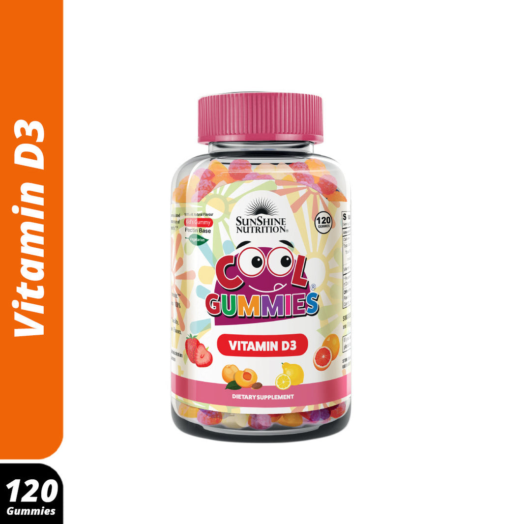 Sunshine N Cool Gummies Kids Vitamin D3 120'S Gummies