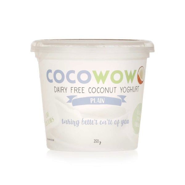 Cocowow dairy free coconut yoghurt plain 350g