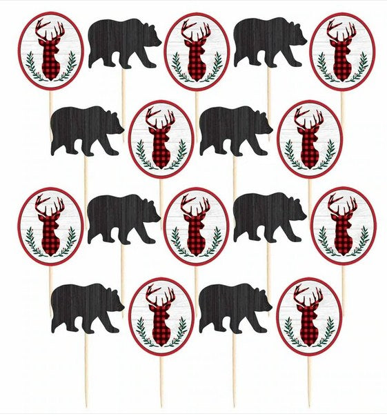 Cozy Holiday Party Picks 2.50in, 36pcs