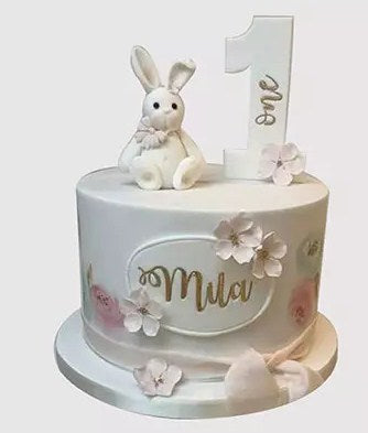 Cute Bunny Chocolate Cake