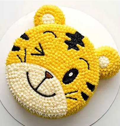 Cute Tiger Designer Chocolate Cake- 2 Kg