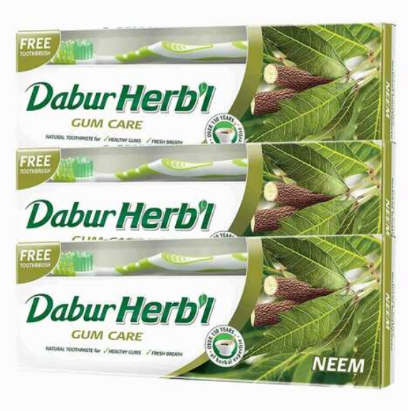 Daber Herbal Neem Tpaste Tooth Paste 150gmX3