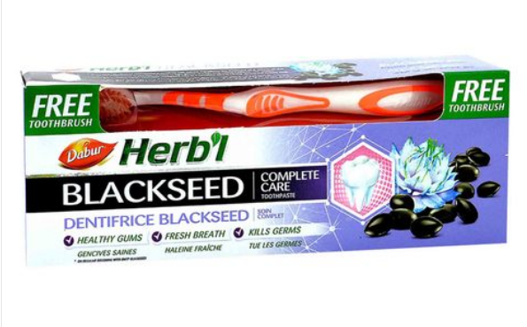 Dabur Herb\'l Black Cumin Toothpaste With Brush 150g