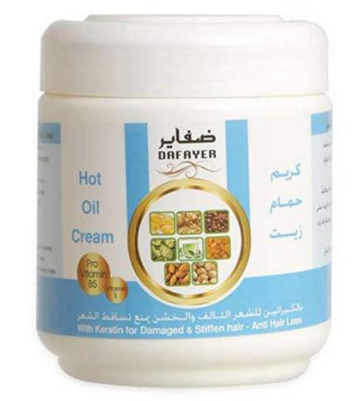 Dafayer - Hot Oil Cream With Keratin For Damaged & Stiffen Hair - Anti Hair Loss 1000G