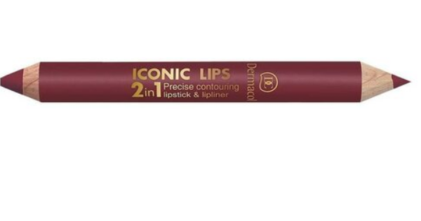 Dermacol Iconic Lips 2In1 Lipstick & Lipliner (No 6)
