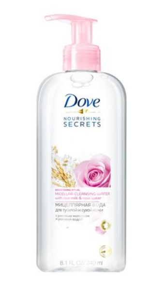 Dove Micellar Water Japanese Rice Milk & Rose Water 240ml
