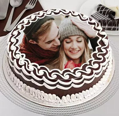 Dreamy Love Photo Cake- Truffle Half Kg