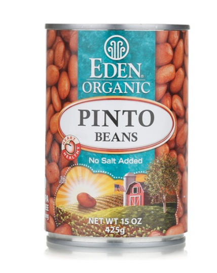 Eden Foods organic pinto beans with no salt 425g