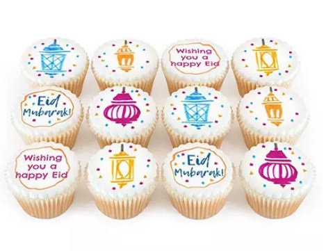 Eid Mubarak Theme Cup Cakes
