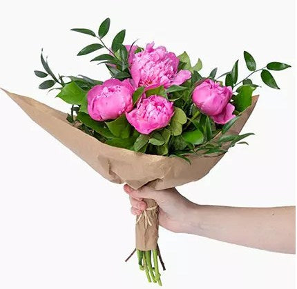 Elegant Pink Peonies Bouquet
