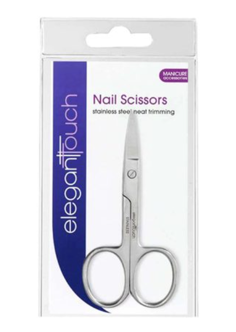 Elegant Touch Nail Scissor - Silver, 18g