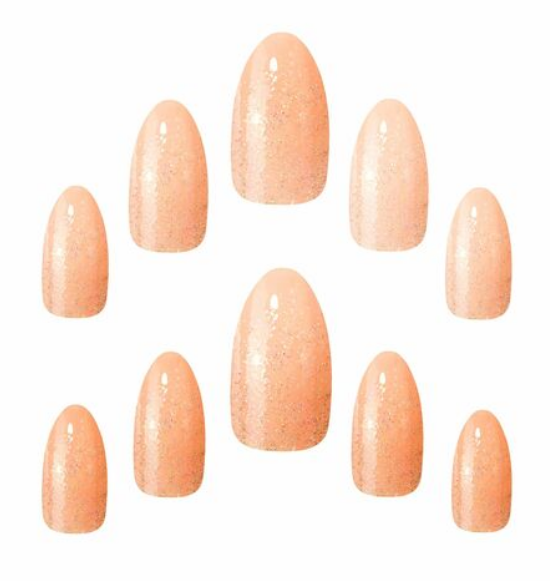 Elegant Touch Wild Nude False Nails You Glow, Girl! 24 Count