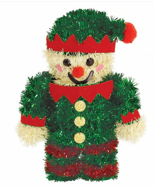 Elf Mini Tinsel Decoration