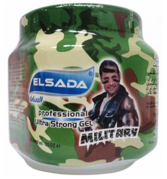 Elsada Professional Ultra Strong Military Hair Gel for Men 1L