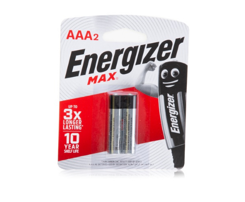 Energizer Max AAA batteries x 2