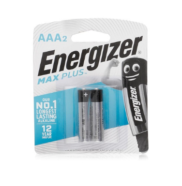 Energizer Max Plus alkaline AAA batteries x2