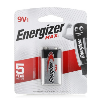 Energizer alkaline max 9V 6LR61 1 pack