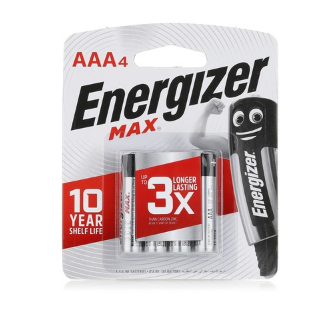 Energizer alkaline max power seal AAA x4