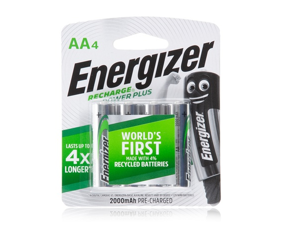 Energizer battery recharge AA 4pk