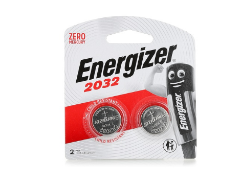 Energizer lithium battery ECR2032 3V 2 pack