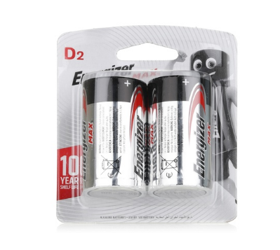 Energizer max alkaline D LR20 2 pack